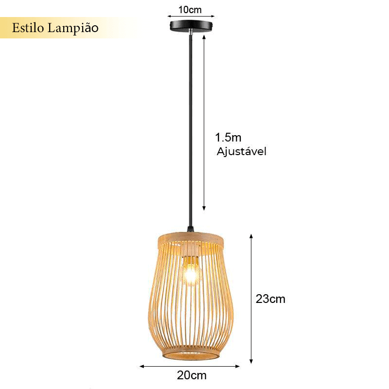 Luminária de Bambu Artesanal RL Escolha a Sua: Estilo Lampião Luminária de Bambu Artesanal RL hoje com até 50% OFF + Frete Grátis e Seguro. Use o cupom "1COMPRA" e ganhe desconto. Mais de 25.000 clientes.