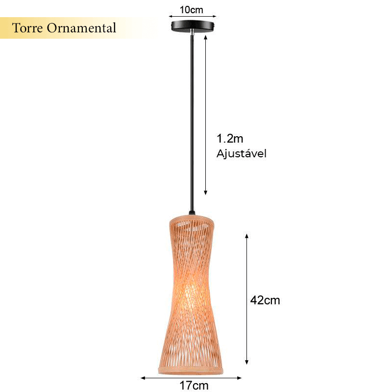 Luminária de Bambu Artesanal RL Escolha a Sua: Torre Ornamental Luminária de Bambu Artesanal RL hoje com até 50% OFF + Frete Grátis e Seguro. Use o cupom "1COMPRA" e ganhe desconto. Mais de 25.000 clientes.