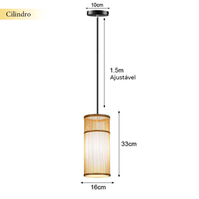 Luminária de Bambu Artesanal RL Escolha a Sua: Cilindro Luminária de Bambu Artesanal RL hoje com até 50% OFF + Frete Grátis e Seguro. Use o cupom "1COMPRA" e ganhe desconto. Mais de 25.000 clientes.